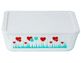 Pyrex 11-Cup Red LUCKY in LOVE or Purple MIDNIGHT GARDEN Bowl Hearts & Shamrocks