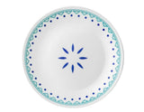 Corelle SANTORINI SKY 10 1/4 DINNER or 8 1/2 LUNCH PLATE *Cobalt Teal Turquoise