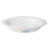 ❤️ CorningWare CORNFLOWER BLUE STONEWARE 10.5" PIE PLATE Dish / 60th Anniversary