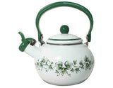 ❤️ CORELLE 2 Qt. WHISTLING TEA KETTLE SIMPLE LINES or SOUTH BEACH
