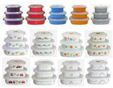 Corelle Calypso 6pc Plastic MICROWAVE COOKWARE Set VENT Lids *PICK Your PATTERN