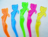 20 MERMAID 6" Acrylic TROPICAL DRINK Cocktail STIRRERS Swizzle Sexy Lady Love