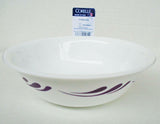 1 Corelle CELEBRATION BOWL Purple Splash CHOOSE: 18-oz Soup OR 10-oz Dessert NEW