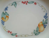 ❤️ NRM Corelle ABUNDANCE SERVING PLATTER Fruit Entree Tray Chop Plate Sandstone