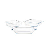 ❤️ 3-pc PYREX LITTLES Single-Serve Glass BAKEWARE 28 24 18-oz *Toaster Oven Size
