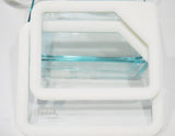 ❤️ 10-pc PYREX ULTIMATE Food Storage Container Set WHITE SILICONE & GLASS LIDS