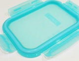 PYREX 2.1 Cup MEALBOX Meal Prep Leftover Divided Glass Storage Microwave Safe