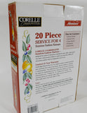 ❤️ New 20-pc ABUNDANCE FLATWARE SET Fruit HARVEST Sandstone Cambridge Stainless