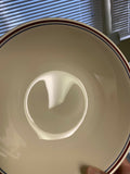 ❤️ Corelle ABUNDANCE Sandstone 1-Qt SERVING BOWL *Country Morning Blue Red Bands