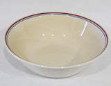 ❤️ Corelle ABUNDANCE Sandstone 1-Qt SERVING BOWL *Country Morning Blue Red Bands