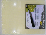 ❤️ ALMOND BEIGE CREAM 15x12 COUNTER SAVER Tempered Glass Hot Plate Cutting Board