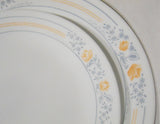 Corelle APRICOT GROVE Choose: 8.5 LUNCH or 10.25 DINNER PLATE Blue Floral