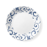 ❤️ 12-pc Corelle ARTEMIS DINNERWARE SET Plates Bowls *Cool Blue Floral Tendrils