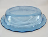 New PYREX Easy Grab ATLANTIC BLUE 11-1/4" Scalloped Rim PIE PLATE Quiche Multi Dish
