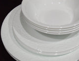 12-pc Corelle BELLA FAENZA Dinnerware Set Embossed Floral *Free 1-Qt Bowl w/2 Set Purchase