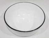 Corelle BLACK Rim 16-oz SOUP BOWL Cereal Salad *Woodland Leaves ~ City Ribbon