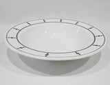 ❤️ NEW Corelle BLACK & WHITE Keyhole 28-oz Wide Rim ENTREE BOWL Pasta Serving