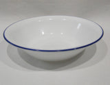 New CORELLE Blue Rim 18-oz SOUP CEREAL BOWL 7 1/4 Strokes Brushed Cobalt Newport