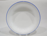 ❤️ NRM Corelle BLUE RIM 10 1/4" PIE PLATE Deep Dish *Breathtaking Velvet Spring