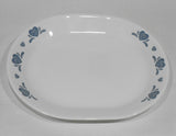 ❤️ 1 Corelle BLUE HEARTS 12.25 x 10 SERVING PLATTER Meat Chop Hostess Tray Plate