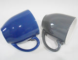 CORELLE 13-oz Mug INDIGO BLUE or GRAY /Speckled Blooms Mavi Stone Grey Reminisce