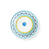 ❤️ 1 Corelle BOHO DAYDREAM 6 3/4" Appetizer BREAD PLATE Yellow Blue Teal Florets