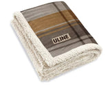 ❤️ NEW Uline SEASONAL PLAID 50x60 Plush LAMB'S WOOL Throw BLANKET Reversible