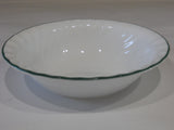 ❤️ Corelle CALLAWAY 18-oz SOUP Cereal Salad BOWL 7.25" Fluted Ivy Green Rim