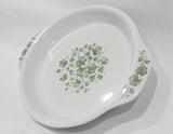 ❤️ HTF Corelle Coordinates CALLAWAY IVY Deep Dish PIE PLATE Stoneware Handles