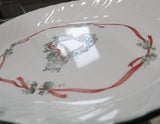🎀 NEW Corelle CALLAWAY HOLIDAY Christmas SERVING PLATTER Meat Plate Ivy Ribbons