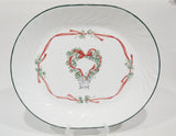 🎀 NEW Corelle CALLAWAY HOLIDAY Christmas SERVING PLATTER Meat Plate Ivy Ribbons