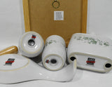 ❤️ NEW 6-pc Corelle CALLAWAY IVY Tabletop Set *Trivet Spoon Rest Napkin Holder Shakers