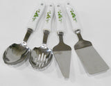 NEW 4-pc Corelle CALLAWAY Ceramic SERVING SET Utensils Spatula Servers & Spoons