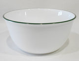 ❤️ NMC CORELLE Livingware 28-oz SOUP Chili BOWL *Callaway Hunter GREEN Rim