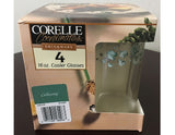 4 NEW Corelle CALLAWAY 16-oz GLASSES Glassware Cooler Tumblers Green Ivy Leaves