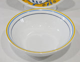❤️ NEW Corelle CASA FLORA 18-oz Soup CEREAL BOWL *Mexico Blue Yellow Bands