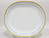 *NEW Corelle CASA FLORA ~ BELLA VISTA SERVING PLATTER Plate *Mexico Blue Yellow
