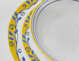 ❤️ NEW Corelle CASA FLORA 18-oz Soup CEREAL BOWL *Mexico Blue Yellow Bands