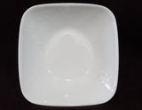 ❤️ Corelle Boutique CHERISH Square 1.5-Qt SERVING BOWL 9" White Embossed Floral
