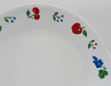 ❤️ NEW Corelle BERRIES & CHERRIES 10 1/4" DINNER PLATE Red Blue Americana Fruit
