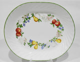 Corelle CHUTNEY FRUIT *Choice of: 1-Qt SERVING BOWL or PLATTER *White Swirl Rim