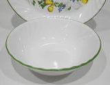 Corelle CHUTNEY FRUIT *Choice of: 1-Qt SERVING BOWL or PLATTER *White Swirl Rim