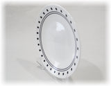 Corelle CITY BLOCK 6 3/4" BREAD PLATE Dessert *Black White GEOMETRIC Squares