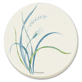 Corelle Coordinates STONEWARE Drink COASTER Set +WOOD CADDY Holder Beverage *NEW