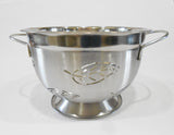 GOOD Cook 4-Quart STAINLESS Steel LEAF Leaves COLANDER *Heavy Duty TRIPLE CHROME