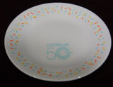 CORELLE 50th Anniversary 6 3/4" BIRTHDAY SPRINKLES Bread Appetizer Cake PLATE