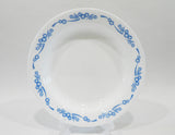 ❤️ 1 CORELLE Corning CORNFLOWER BLUE 15-oz Flat Rim SOUP PLATE Pasta Stew Bowl