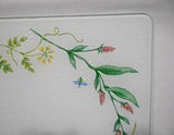 Corelle MY GARDEN 15x12 COUNTER SAVER Tempered Glass Colorful Border Summer Florals
