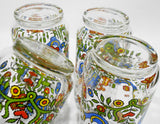 ❤️ 4 NEW Corelle COUNTRY FESTIVAL 16-oz GLASSES Friendship Blue Birds TUMBLERS Libbey