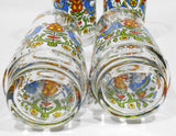 ❤️ 4 NEW Corelle COUNTRY FESTIVAL 16-oz GLASSES Friendship Blue Birds TUMBLERS Libbey